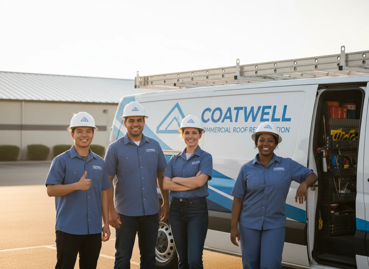 Commercial roof coating company in Woodbury, MN
